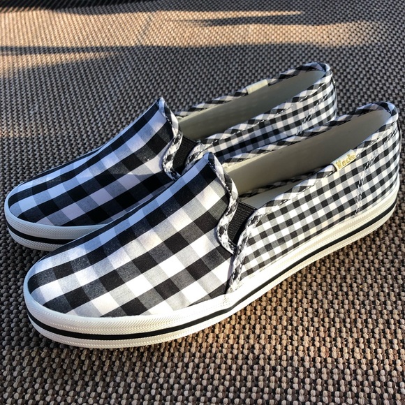 kate spade Shoes - Kate Spade Checkered Slip On Shoes